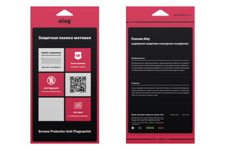 Защитная пленка для iPhone 5/5S/5C Ainy матовая Защитная пленка для iPhone 5/5S/5C Ainy матовая